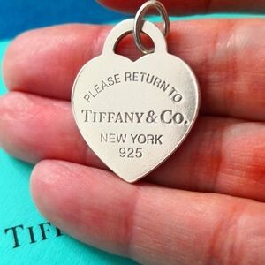 Tiffany & Co. Silver Heart pendant L- sz